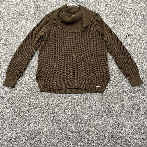 Michael Kors Sweater Womens Medium Cowl Neck Layering Slouchy Minimalist Grandpa - Picture 1 of 8